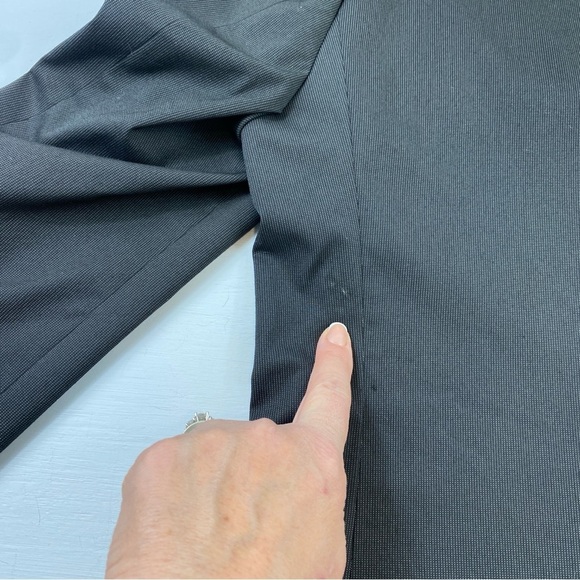 John Varvatos Men’s Gray Poly-Blend Two‎ Button Sport Coat Suit Jacket Sz 44L - Picture 15 of 16